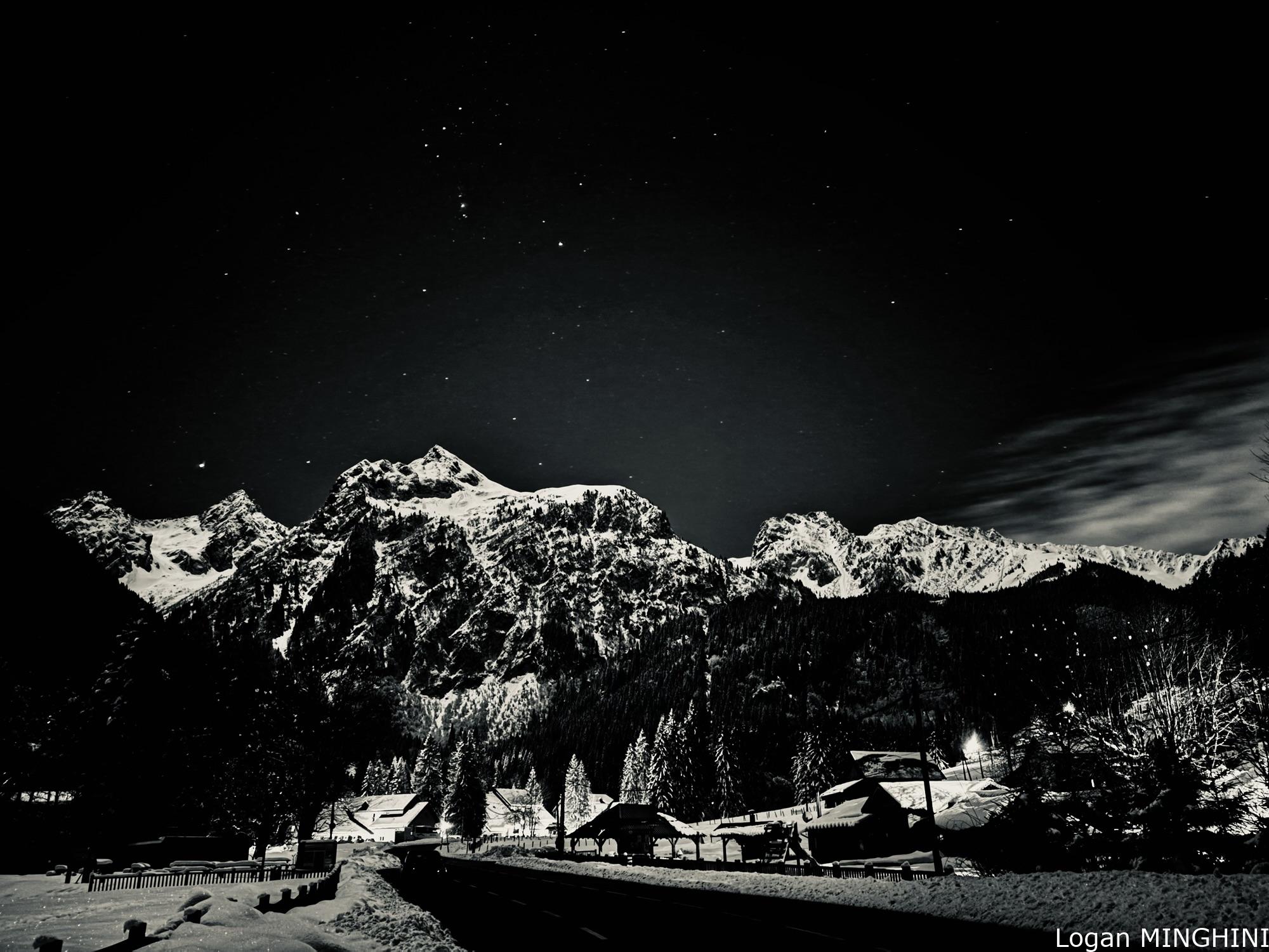 Fond de France de nuit